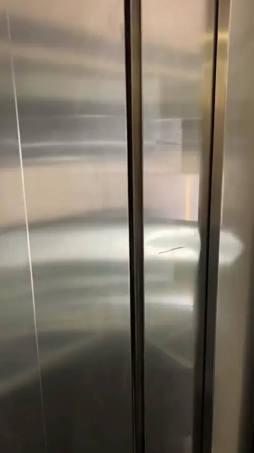 엘리베이터 노브라 비서 누나