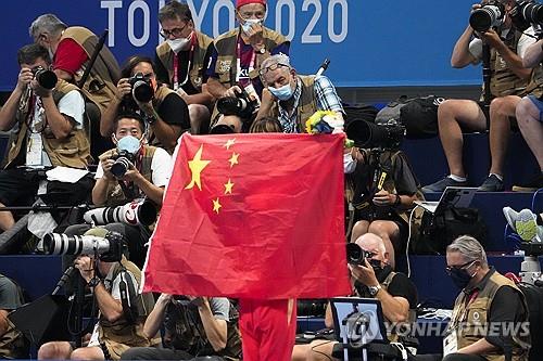 2021년 도쿄올림픽 당시 도핑 은폐 의혹이 제기된 중국 수영
