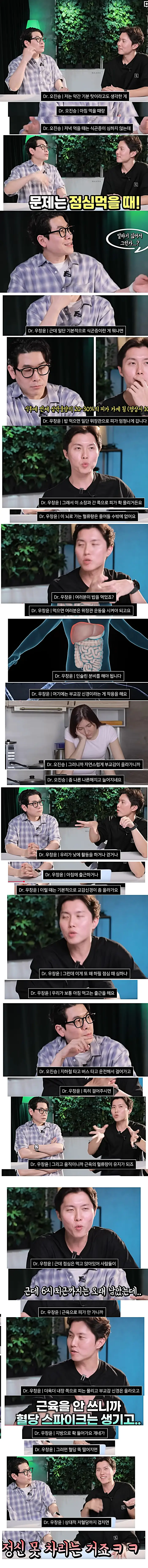 아침,저녁에는 없는 식곤증, 점심에 심한 이유는?