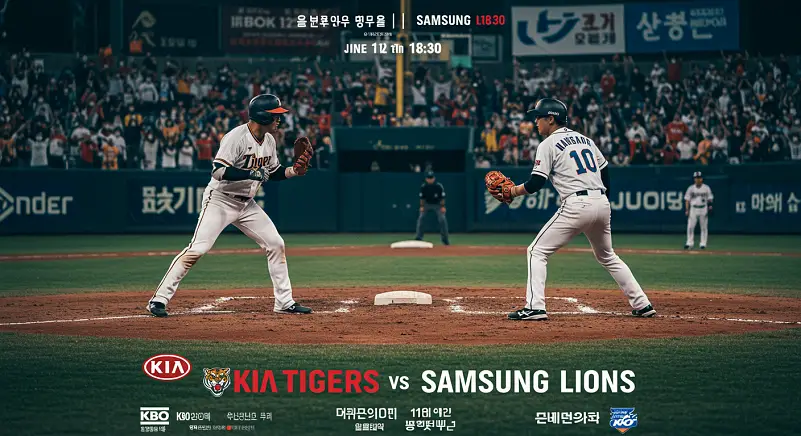 6월 12일 KIA vs 삼성: 라팍에서 펼쳐지는 KBO 클래식 더비! KIA의 선두 수성인가, 삼성의 홈 반격인가? KBO 전문가 분석!